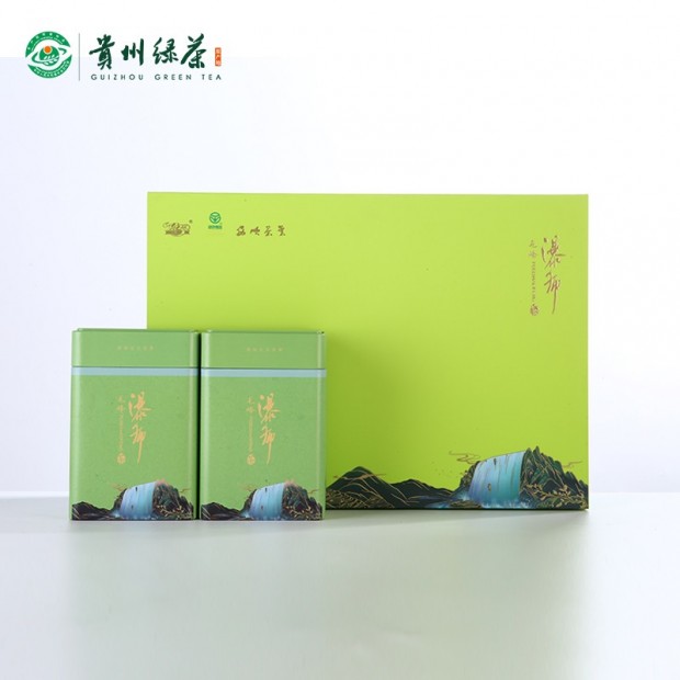 貴州綠茶 安順瀑布茶 2021新茶 特級毛峰200克禮盒裝