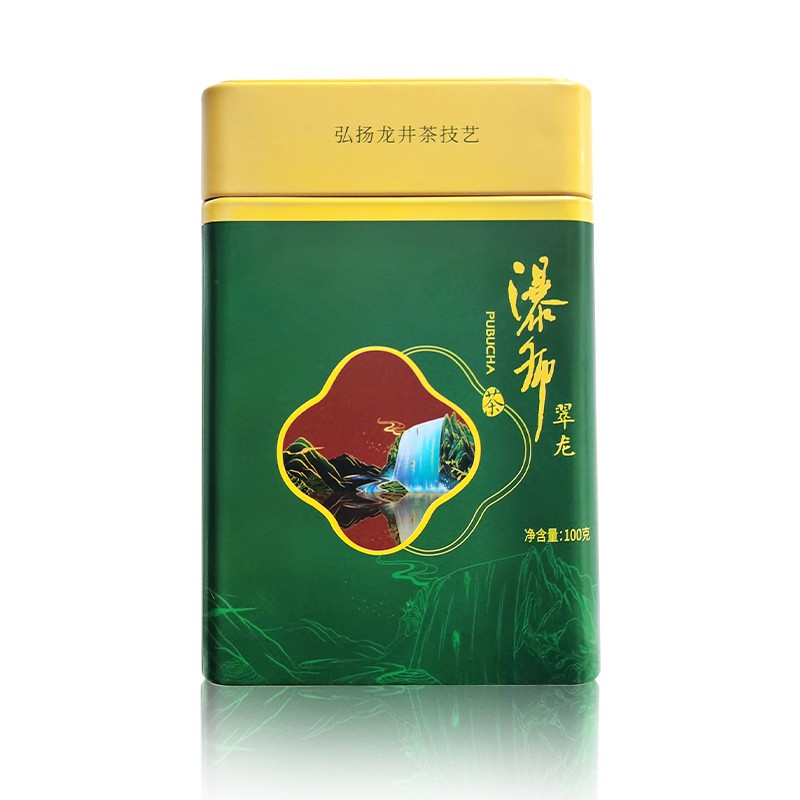 貴州綠茶 安順瀑布茶辦公茶2021新茶 特級翠龍100克罐裝